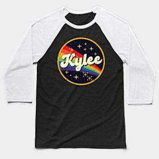 Kylee // Rainbow In Space Vintage Grunge-Style Baseball T-Shirt